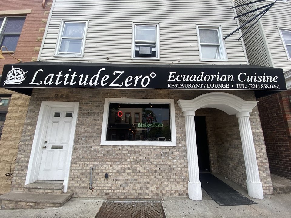 Latitude Zero restaurant exterior on Broadway.